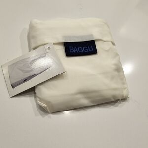 BAGGU Cream Foldable Tote